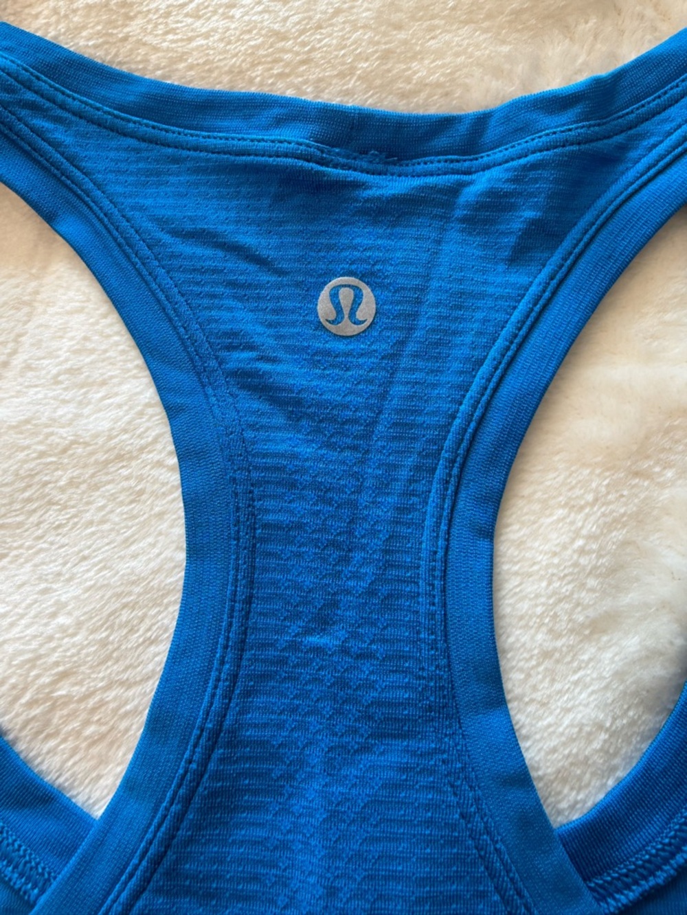 Lululemon Racerback Tank Top | Size 10 | Turquoise Blue - Picture 5 of 8